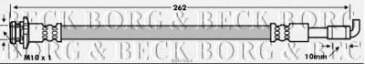 BORG & BECK bbh7664 -  Тормозной шланг